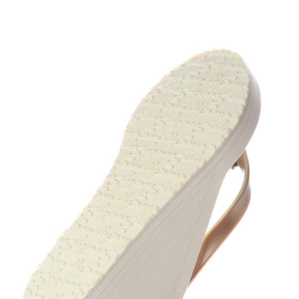 High Wedge Flip Flops with Gold Shell- 3 Colors