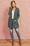 Brushed Melange Open Front Cardigan- 5 Colors