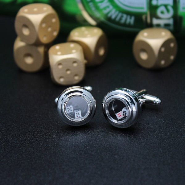 Dice Cup Cuff Links