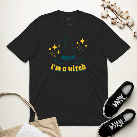 Unisex I'm a Witch Recycled Halloween T-Shirt- 3 Colors