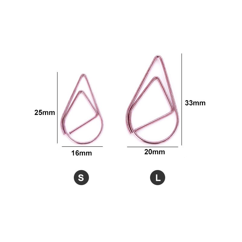 Water Drop Paper Clips