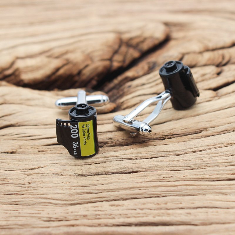 Film Roll Cuff Links