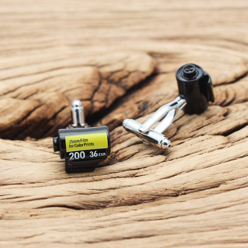 Film Roll Cuff Links