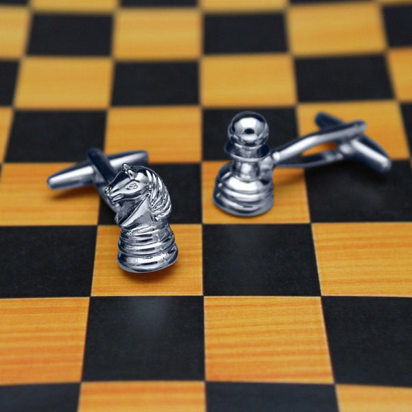 Horse Chess Piece Cuff Links