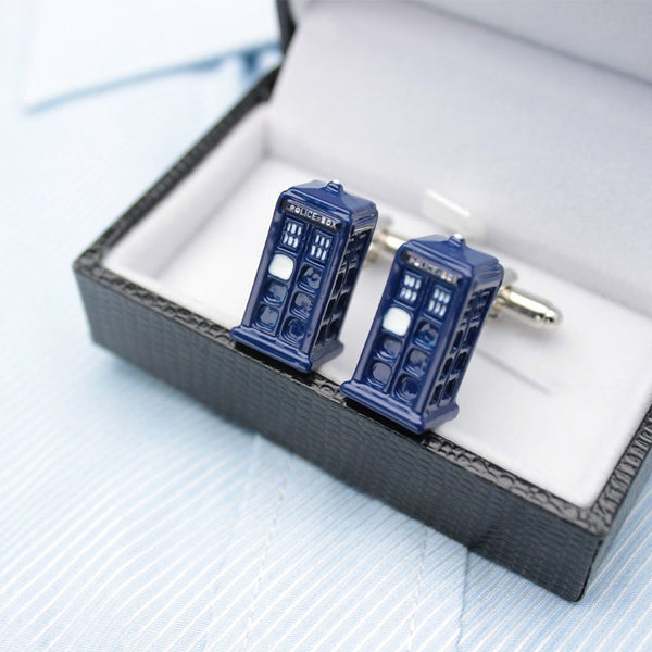 Police Box Cuff Links