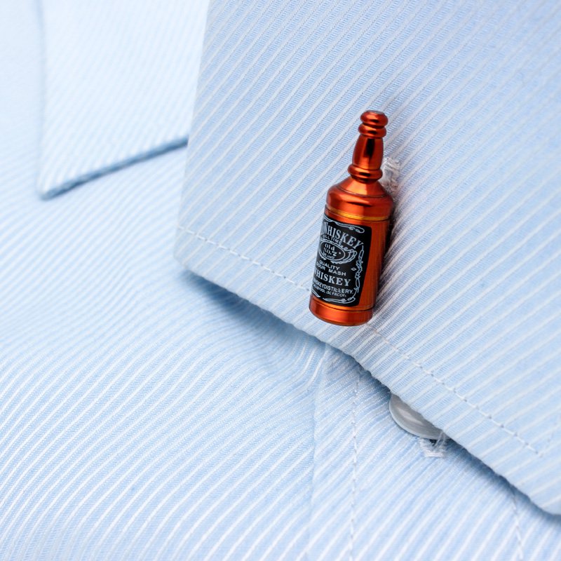 Whiskey Bottle Cuff Links