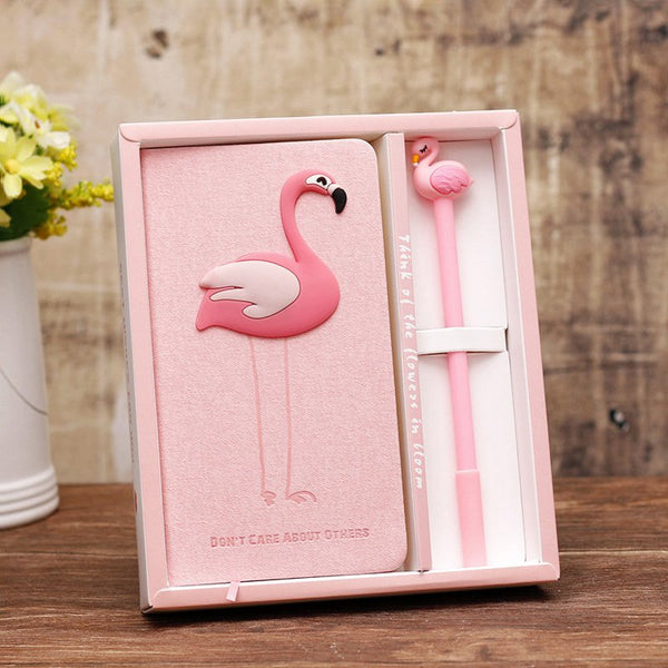 Flamingo Notebook & Pen Set