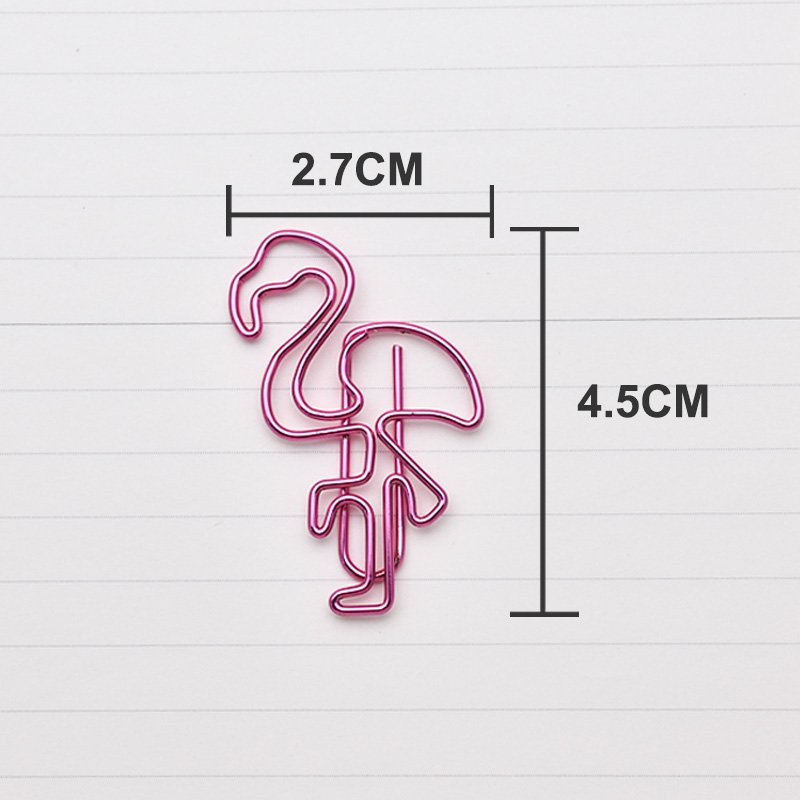 Flamingo Paper Clips