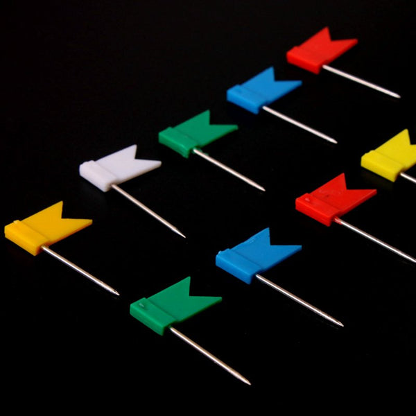 Colorful Flag Push Pins