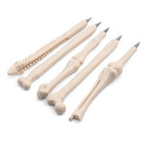 Set of 5 Human Bone Ball Point Pens