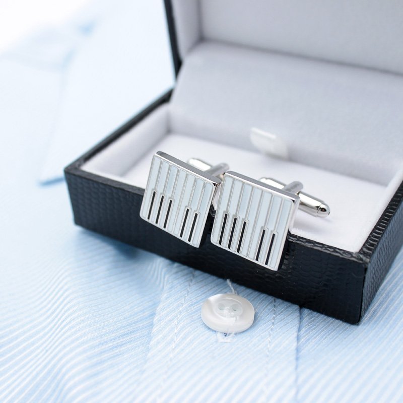 Piano Keys Cuff Links