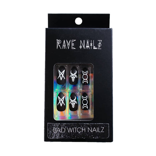 Bad Witch Almond Shaped Press on Nails