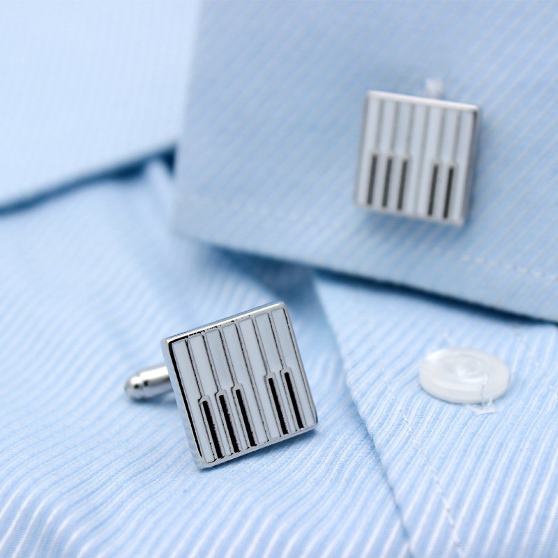 Piano Keys Cuff Links