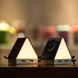 Light Up Tent Phone Holder & Charger
