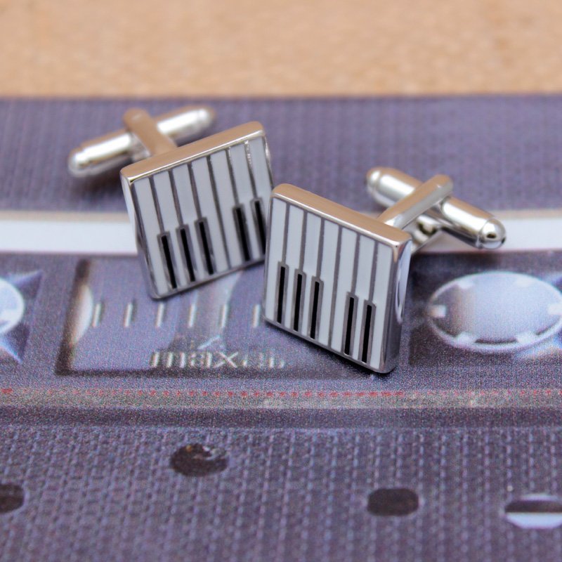 Piano Keys Cuff Links