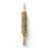 3D Rolling Pin- Snowflakes & Swirls