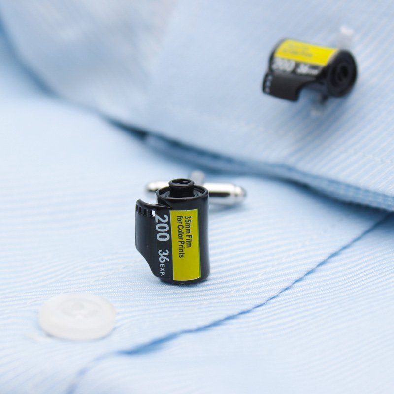 Film Roll Cuff Links