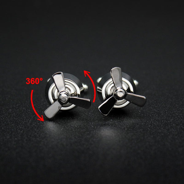 Propeller Cuff Links- 2 Colors