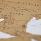 Scratch-Off Map Travel Edition