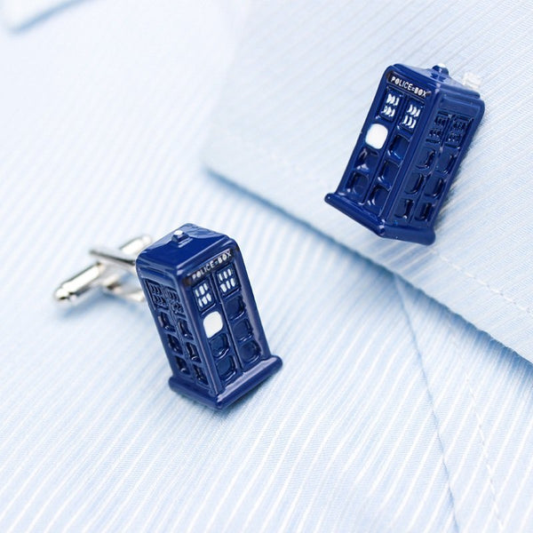 Police Box Cuff Links