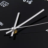 Math Equations Blackboard Clock
