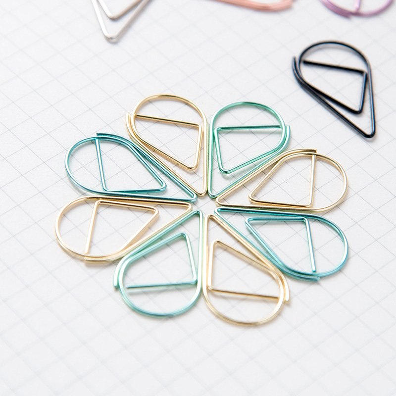 Water Drop Paper Clips
