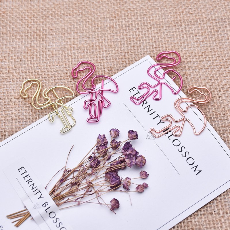 Flamingo Paper Clips