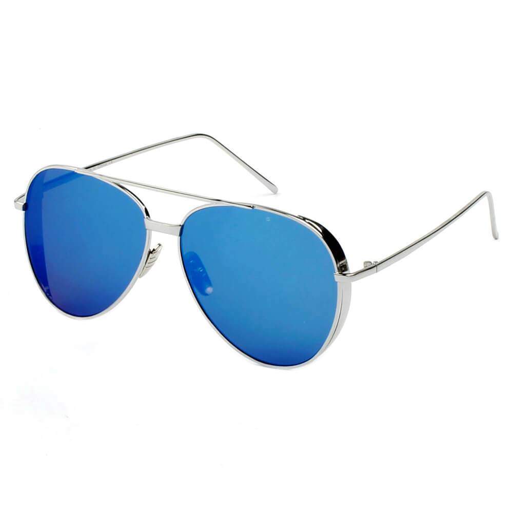 DELAN | CD12 - Premium Mirrored Lens Oversize Aviator Sunglasses