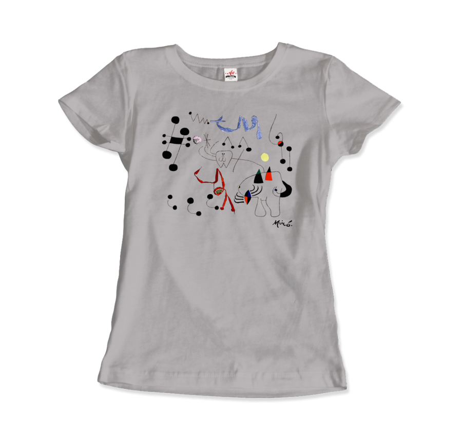 Men's or Women's Joan Miro Woman Dreaming of Escape 1945 Artwork T-Shirt- Various Colors