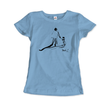 Men's or Women's Salvador Dali Sketch, Childhood With Father Riding a Bike 1971 T-Shirt- Various Colors