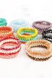 Crystal Beaded Stretch Bracelets- 7 Colors