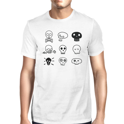 Skulls T-Shirt- White