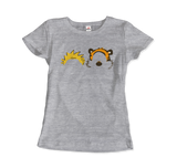 Men's or Women's Calvin and Hobbes Faces Contour T-Shirt- Various Colors