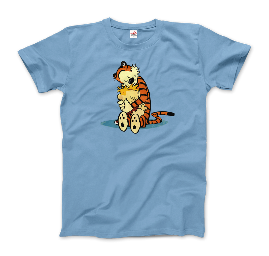 Men's or Women's Calvin and Hobbes Hugging T-Shirt- Various Colors