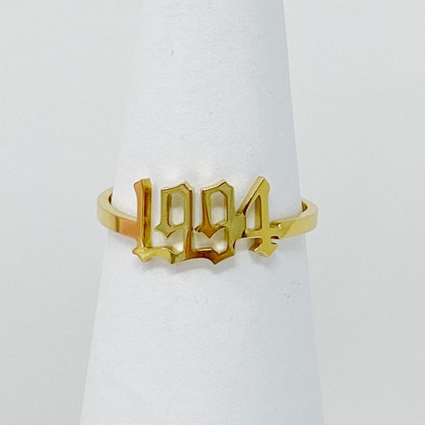 Gold Year Ring