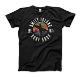 Men's or Women's Amity Island Surf Shop, Jaws T-Shirt- Various Colors