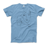 Men's or Women's Pablo Picasso Peace (Dove and Face) Artwork T-Shirt- Various Colors
