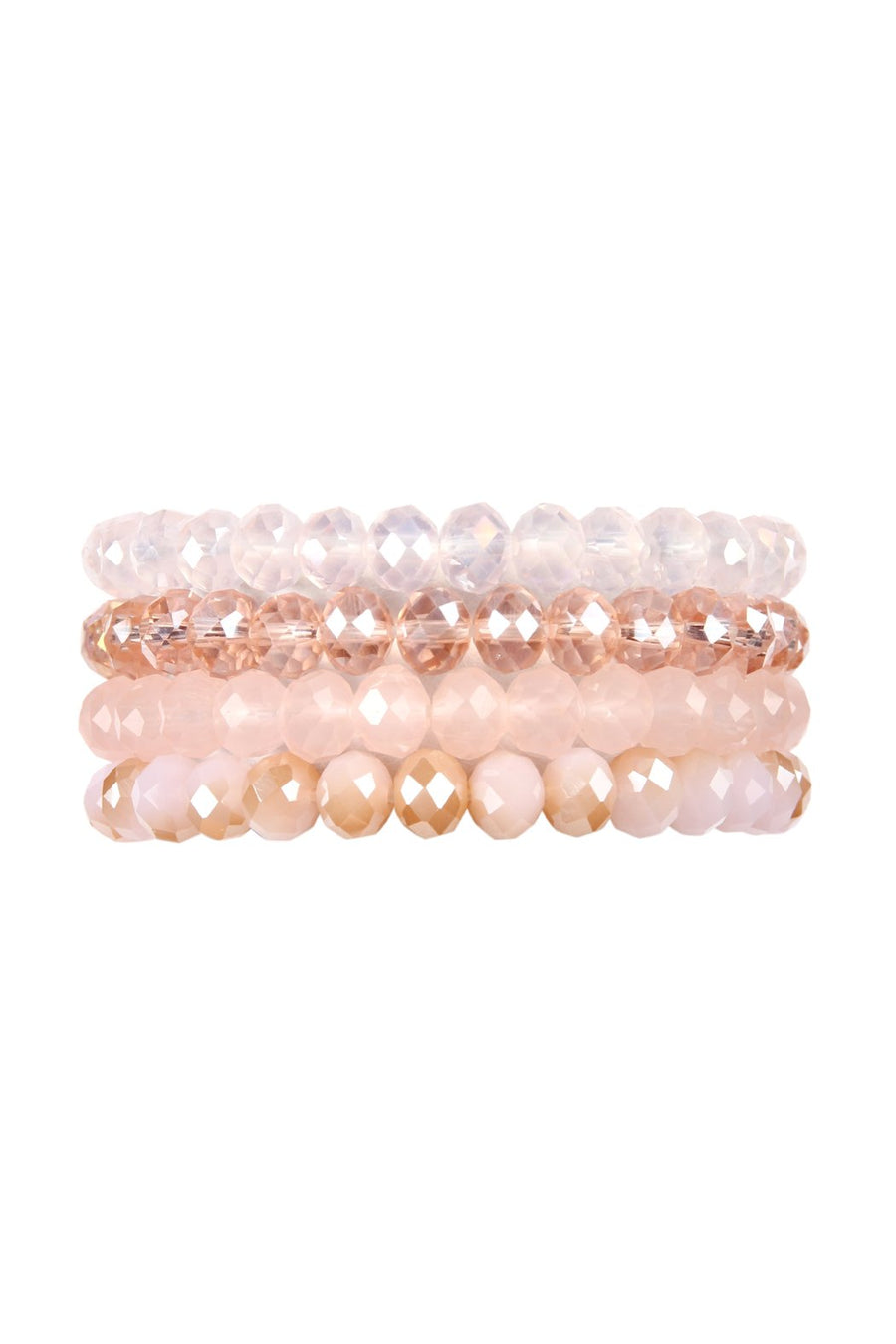 Crystal Beaded Stretch Bracelets- 7 Colors