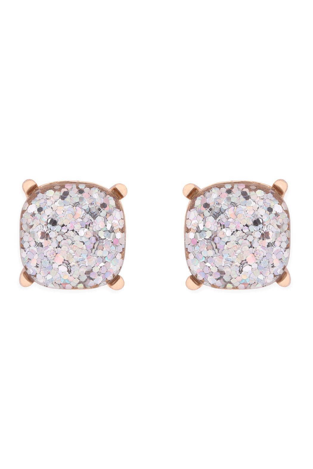 Glitter Epoxy Stud Earrings- 18 Colors