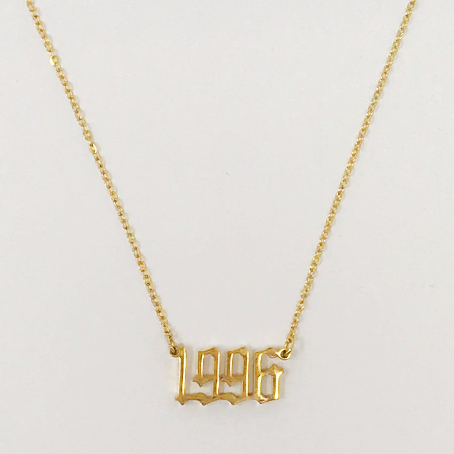Gold Year Necklace