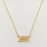 Gold Year Necklace