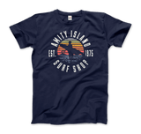 Men's or Women's Amity Island Surf Shop, Jaws T-Shirt- Various Colors