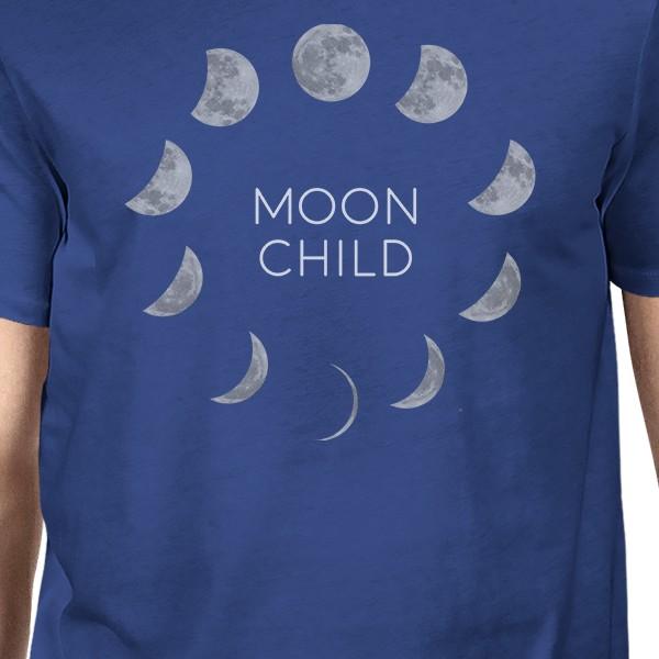 Moon Child T-Shirt- Royal Blue