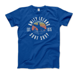 Men's or Women's Amity Island Surf Shop, Jaws T-Shirt- Various Colors