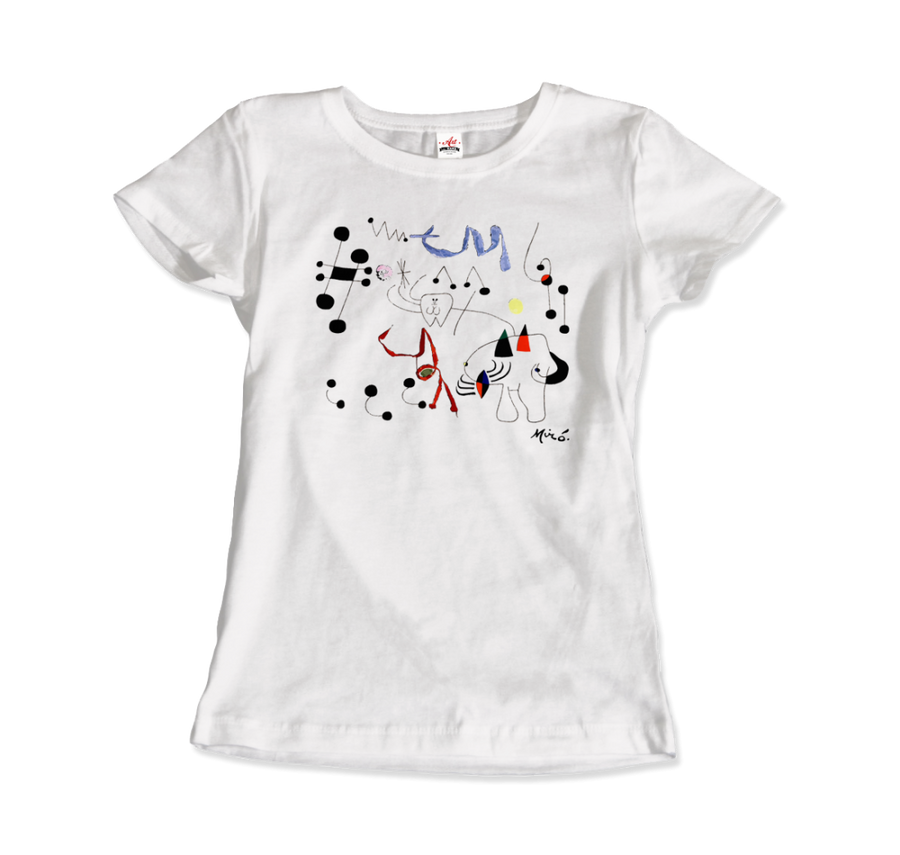 Men's or Women's Joan Miro Woman Dreaming of Escape 1945 Artwork T-Shirt- Various Colors