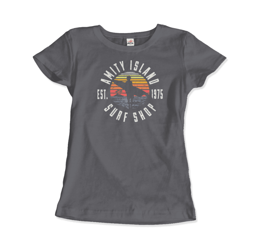 Men's or Women's Amity Island Surf Shop, Jaws T-Shirt- Various Colors