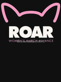 Black & Pink Cat Roar Hoodie