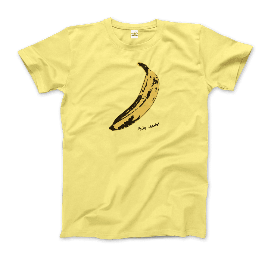 Men's Andy Warhol's Banana, 1967 Pop Art T-Shirt- Various Colors