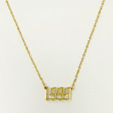 Gold Year Necklace