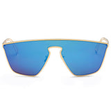 BEVERLY Square Futuristic Flat Lens Sunglasses